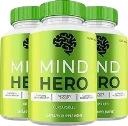 Mind Hero Brain Supplement Bottle